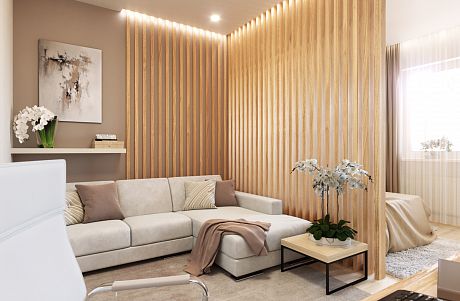 Дизайн проект 2-х комнатной квартиры 86 м2 в ФМР Краснодара